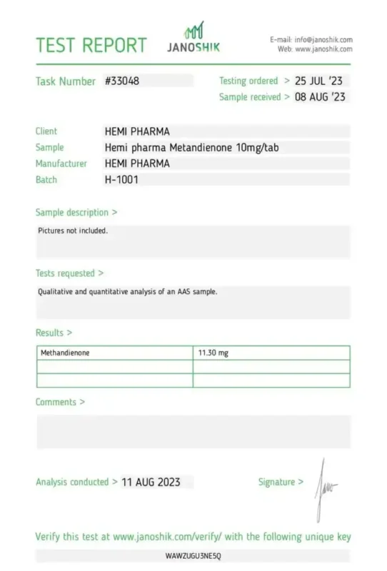 Best Hemi Pharma Dianabol (Metandienone) 10mg